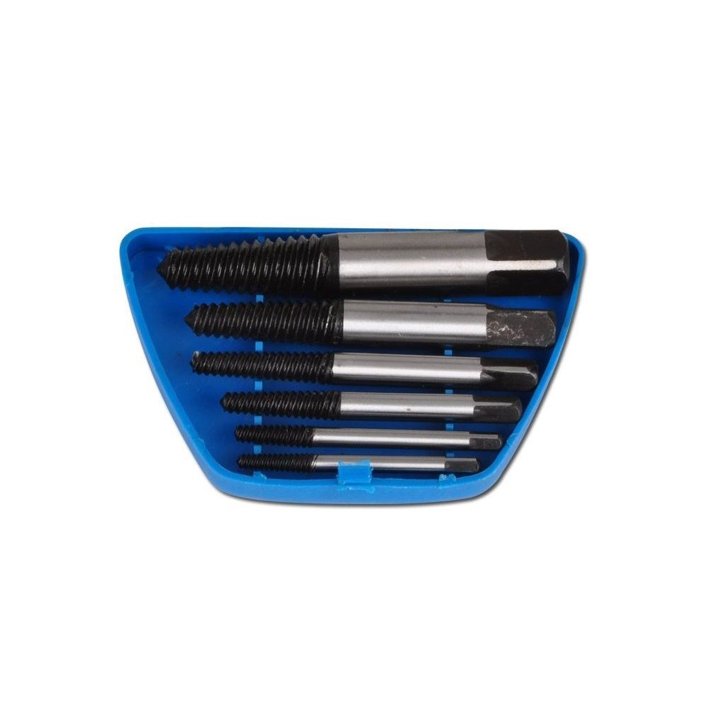 Conjunto de 6 peças para extração de parafusos
