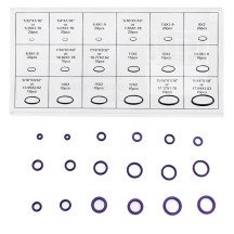 Surtido 270 PCS de tóricas, aire acondicionado HNBR (violetas)