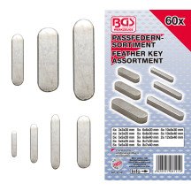 Variedade de 60 peças caixas | Pegs de aço para eixos e cubos