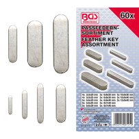 Variedade de 60 peças caixas | Pegs de aço para eixos e cubos