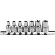 Juego llaves vaso E-Torx 1/4   E4 - E11  7 piezas