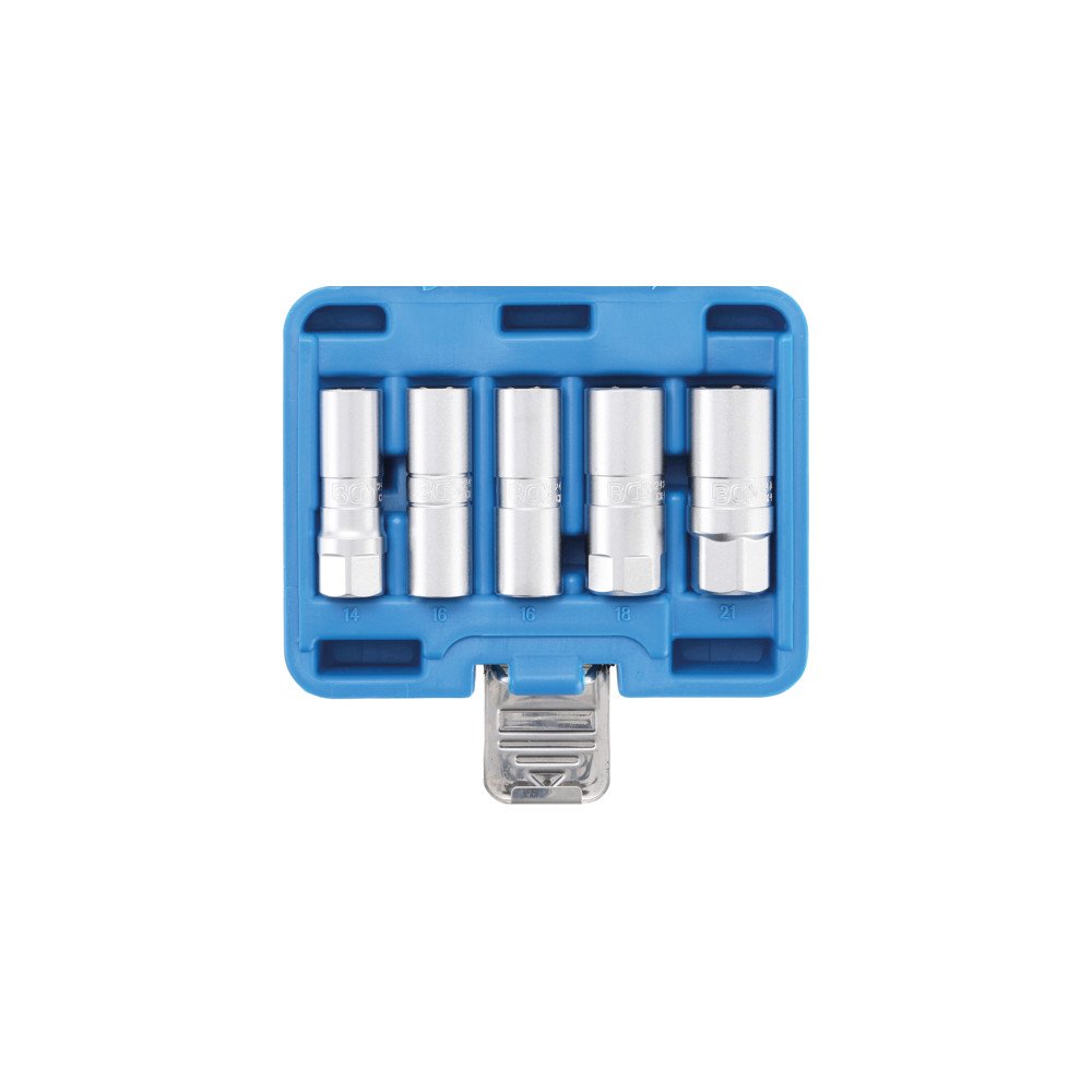 Conjunto de óculos hexagonais 1/2 14 - 21 mm 5 peças Conjunto de óculos hexagonais 1/2 14 - 21 mm 5 peças