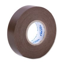 Fita de isolamento PVC marrom 20m x 19mm