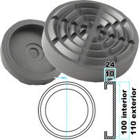 Taco De Goma Elevador  Koni, Bradbury, Herkules, Tecalemit