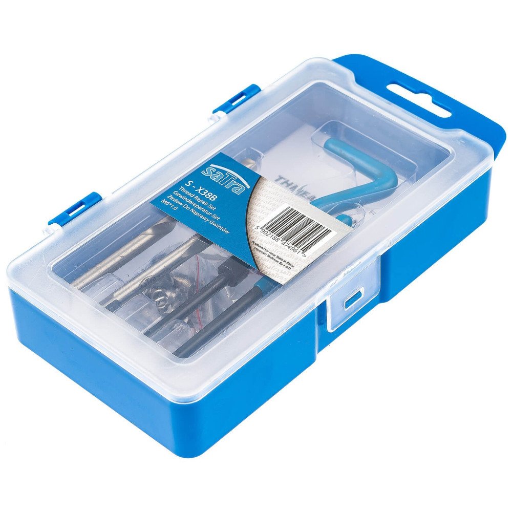 Jogo para reparar tópicos com helicoil® M6 x M1.0