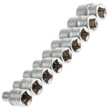 Jogo 9 copos 1/2 Torx curto