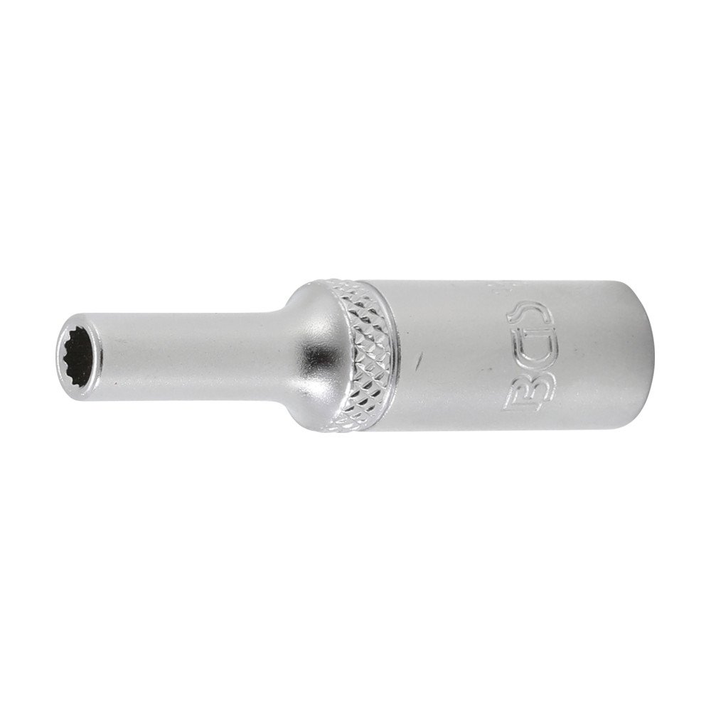Chave de soquete longa de 1/4, 12 pontas, 4 mm. Chave de soquete longa de 1/4, 12 pontas, 4 mm.
