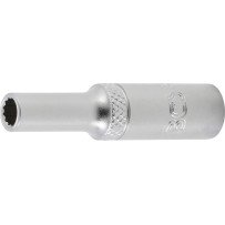 Llave de vaso largo 1/4  12 caras 5 mm.