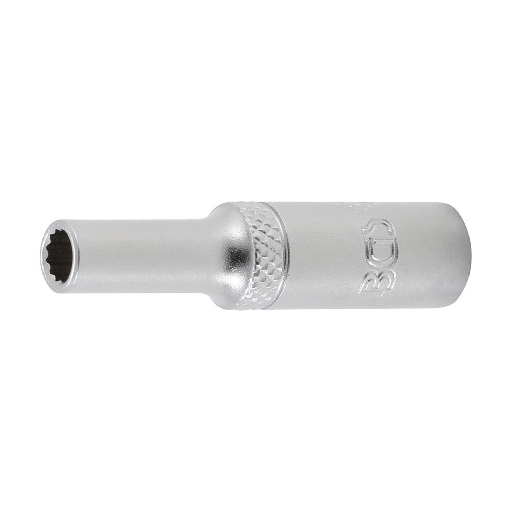 Chave de soquete longa de 1/4, 12 pontas, 5 mm. Chave de soquete longa de 1/4, 12 pontas, 5 mm.