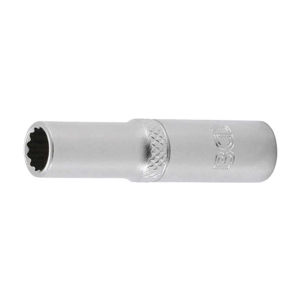 Chave de soquete longa de 1/4, 12 pontas 7 mm.