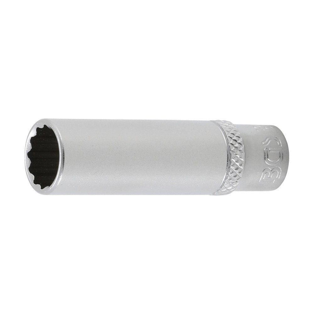 Chave de soquete longa de 1/4, 12 pontas 10mm.