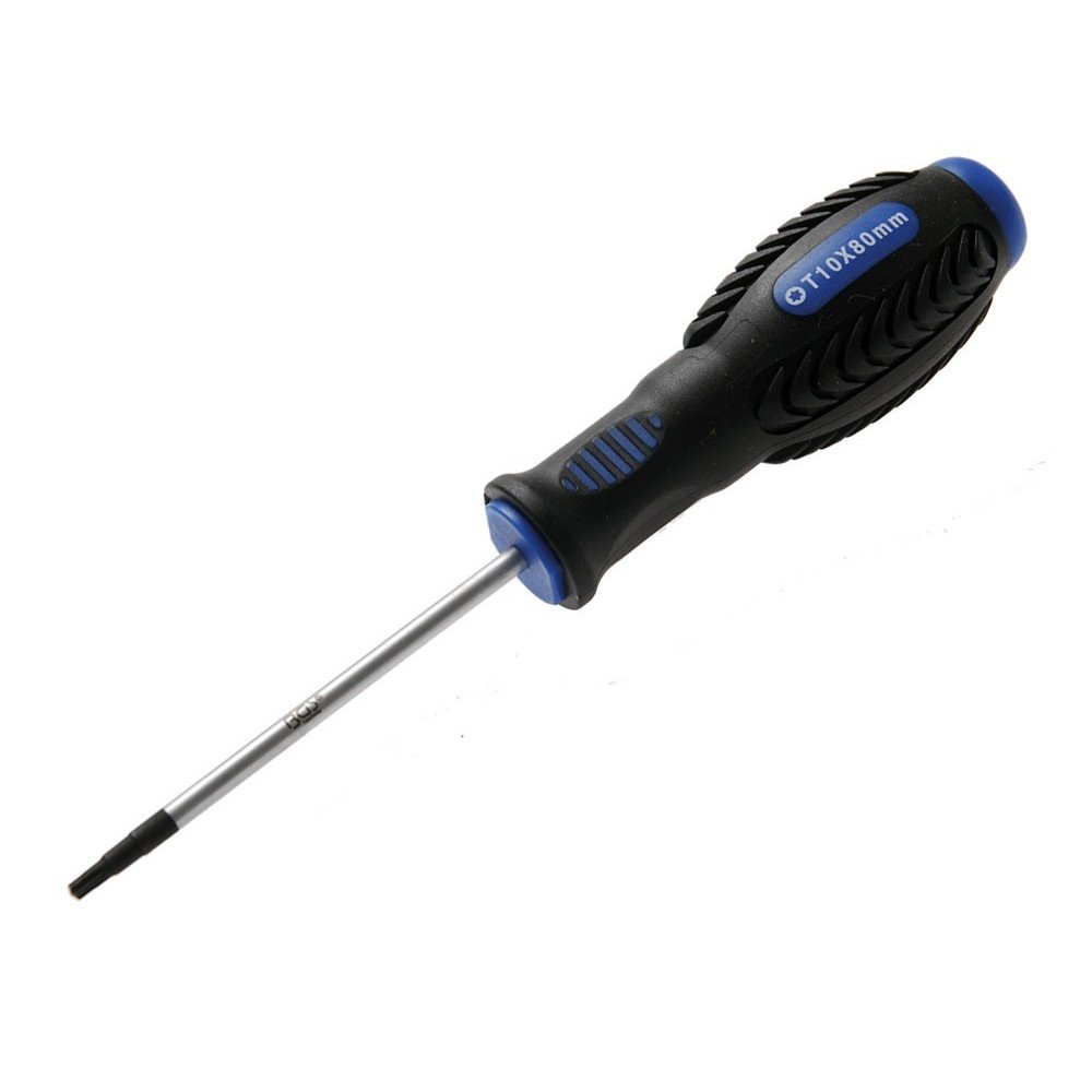 Chave de fenda de cabeça chata 5 x 75 mm. com hexágono.