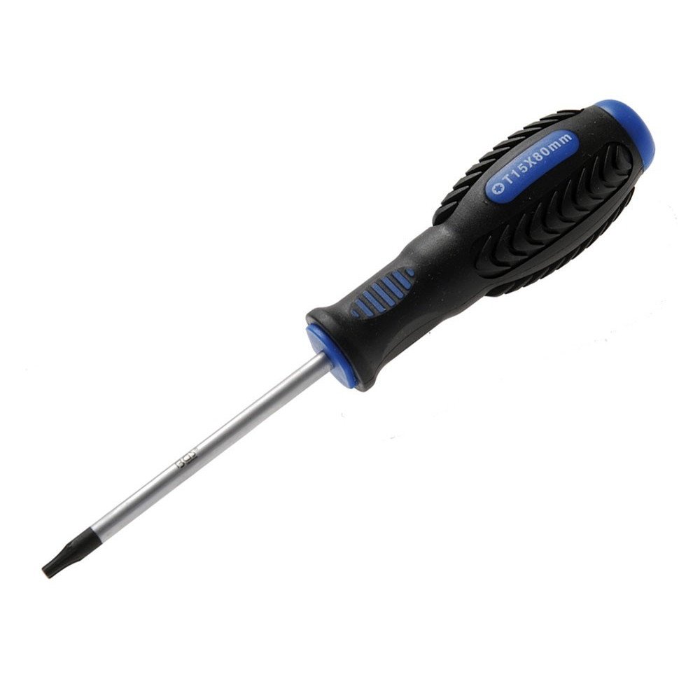 Chave de fenda | com perfil T (para Torx) T15 | Comprimento da lâmina 80 mm Chave de fenda | com perfil T (para Torx) T15 | Comprimento da lâmina 80 mm
