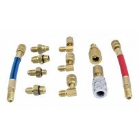 Kit de adaptadores para conexiones de carga de aire acondicionado R12 R134A