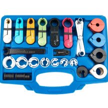 Juego 22 piezas conectores y desconectores de tubos
