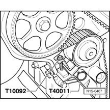 Conjunto de distribuição de motores VAG 1.8/1.8T, 2.0FSi/TFSi/Tsi, 2.0S/R