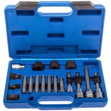 18 peças para alternador de pólo – Kit profissional multimarca
