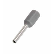 Terminal aislado para cable E7508 Gris 100 Pcs