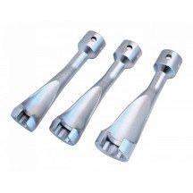 CONJUNTO DE 3 CHAVES DE ENCAIXE DE COMBUSTÍVEL 1/2" 14 - 17 - 19 mm.