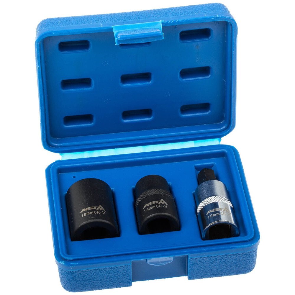 Jogo 3 copos pentagonais 1/2 para freios Bendix e Girling