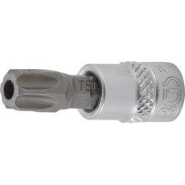 Chave de soquete de 1/4" com ponta Torx TH50 inviolável