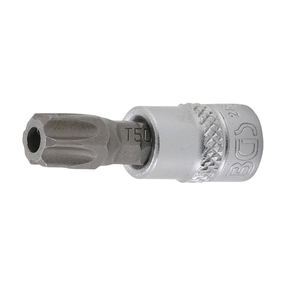 Chave de soquete de 1/4" com ponta Torx TH50 inviolável Chave de soquete de 1/4" com ponta Torx TH50 inviolável