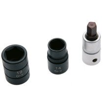 Jogo 3 copos pentagonais 1/2 para freios Bendix e Girling