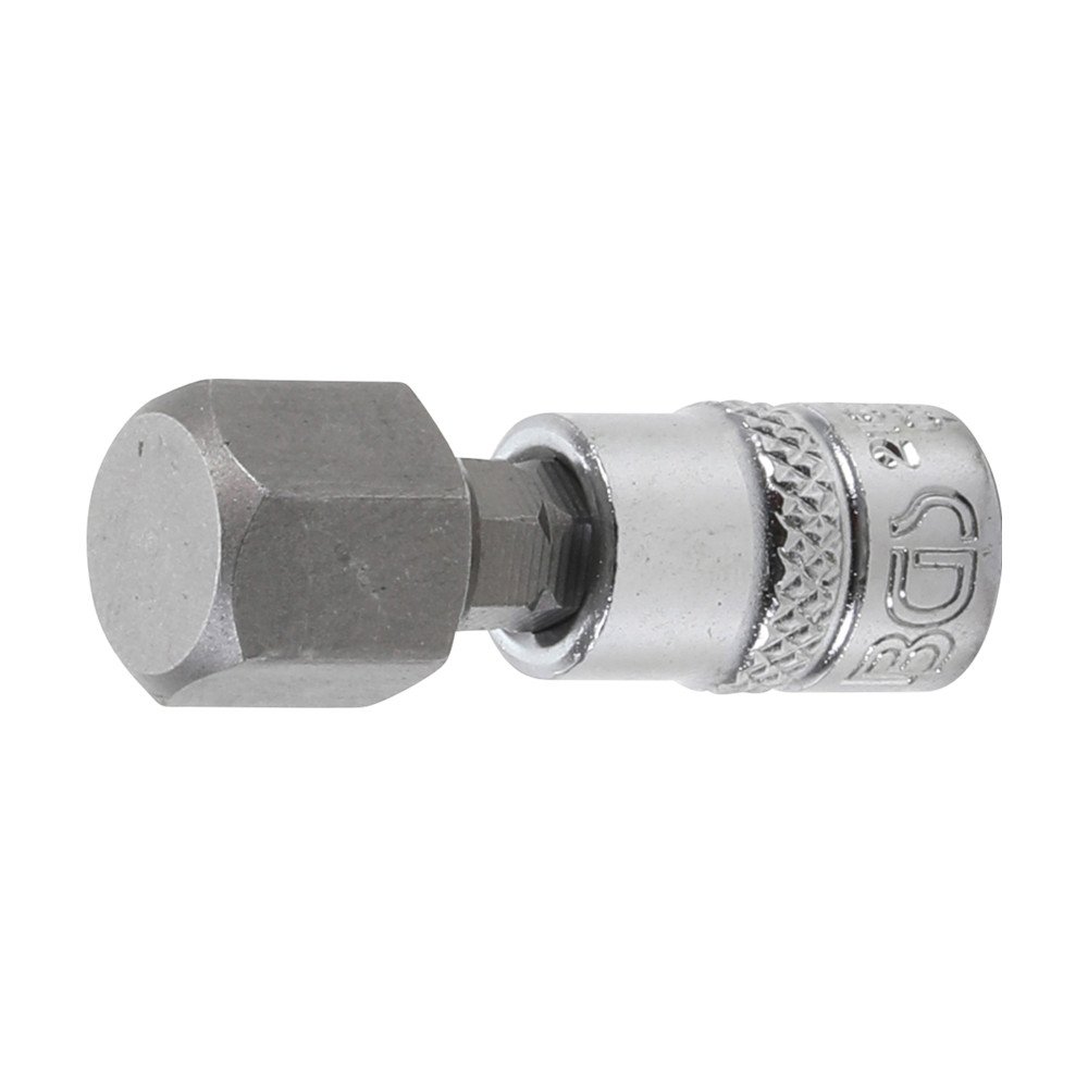 Chave de soquete de 1/4 com ponta Allen de 12mm