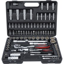 ?Conjunto de soquetes de 1/4" e 1/2" com 94 peças - Mais vendido ????