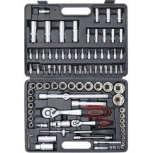 ?Conjunto de soquetes de 1/4" e 1/2" com 94 peças - Mais vendido ????