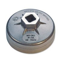 Copo do filtro de óleo | 14 lados | 74 mm de diâmetro | para Audi, BMW, Mercedes-Benz, Opel, VW