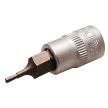 Chave de soquete com ponta Allen 1/4 1,5mm.