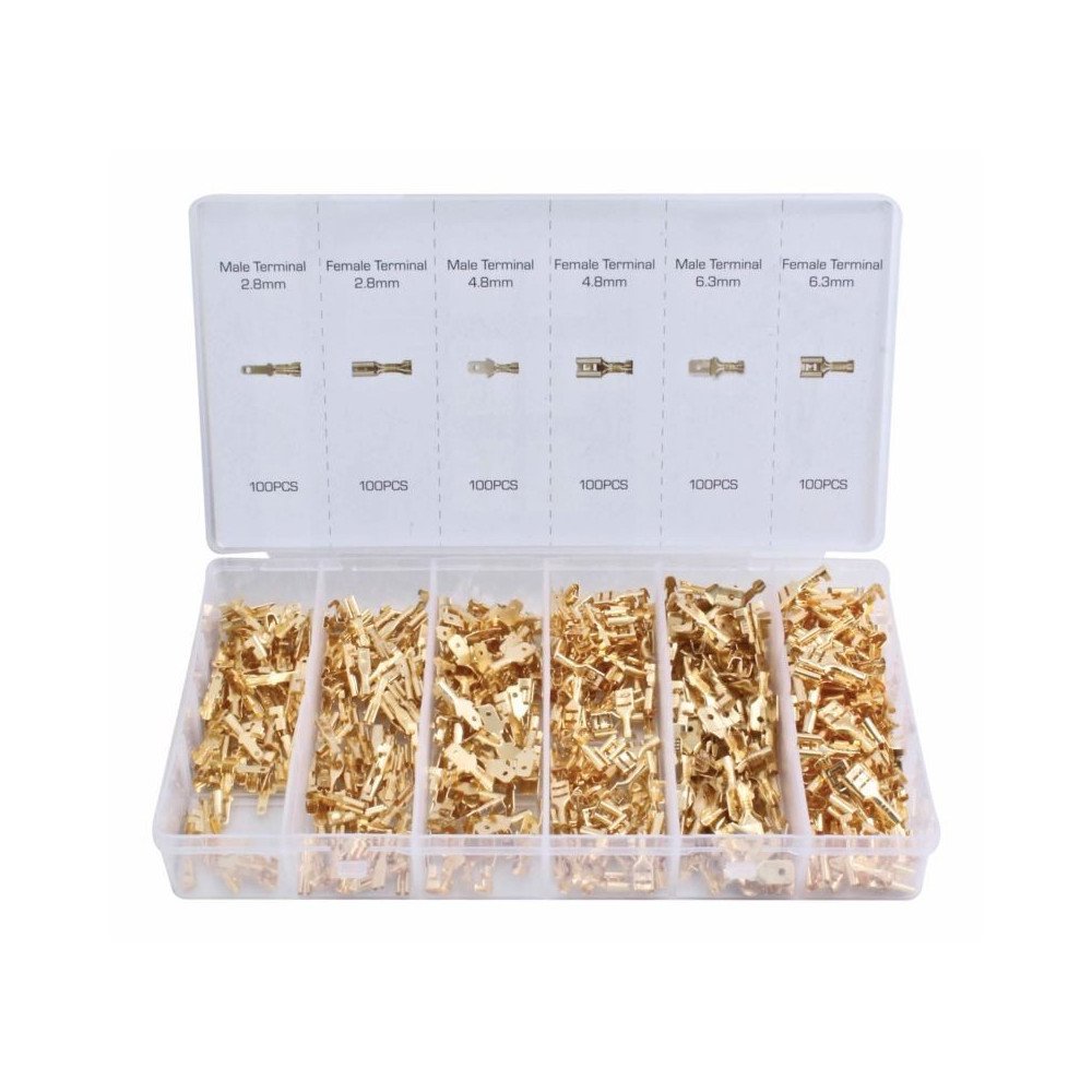 Sortimento de conectores elétricos 600 PCs