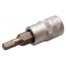 Chave de soquete 1/4 com ponta Allen 3.5mm.