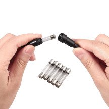 Suporte de fusível de vidro 5x20, 10A / 250V