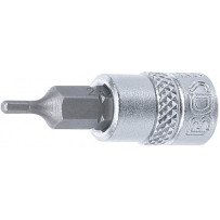 Llave de vaso 1/4 con punta Allen 2mm.