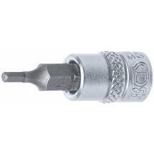 Chave de soquete com ponta Allen 1/4 2,5 mm.