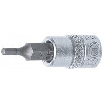 Chave de soquete com ponta Allen 1/4 2,5 mm.