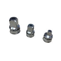 Conjunto de adaptadores de soquete para catraca de 1/4”, 3/8” e 1/2”
