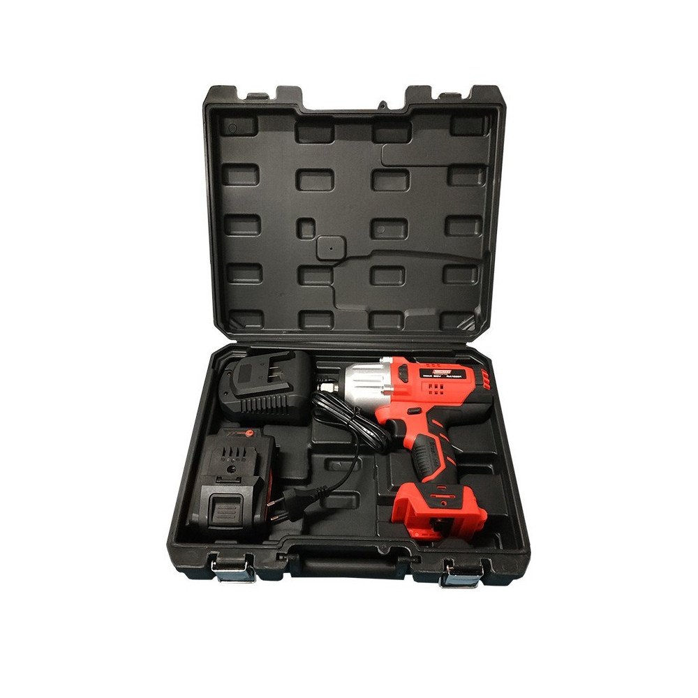 Pistola de Impacto Inalámbrica 20v 1/2”, Fuerza 600Nm, con cargador y un batería de 4.000 mAh Pistola de Impacto Inalámbrica 20v 1/2”, Fuerza 600Nm, con cargador y un batería de 4.000 mAh