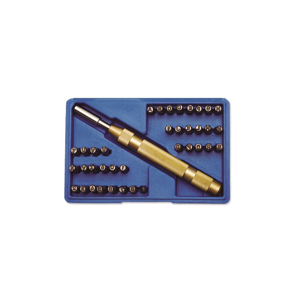 Jogo automático do alfabeto + numeração de 4 mm. Jogo automático do alfabeto + numeração de 4 mm.