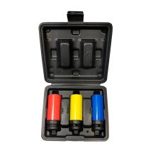 Conjunto de 3 copos com borda de alumínio