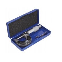 Micrómetro, graduação 0,01 mm, 0-25 mm