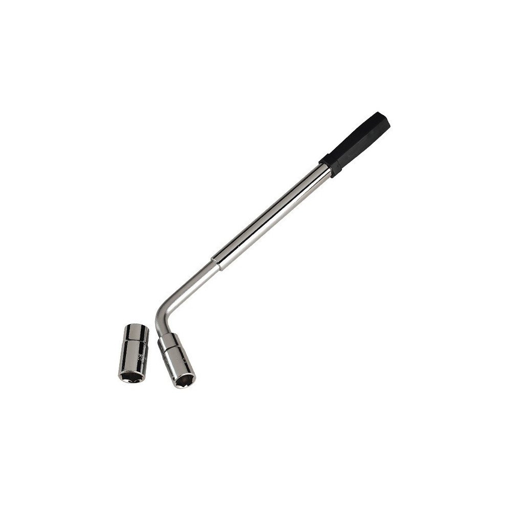 Chave de roda extensível em forma de L