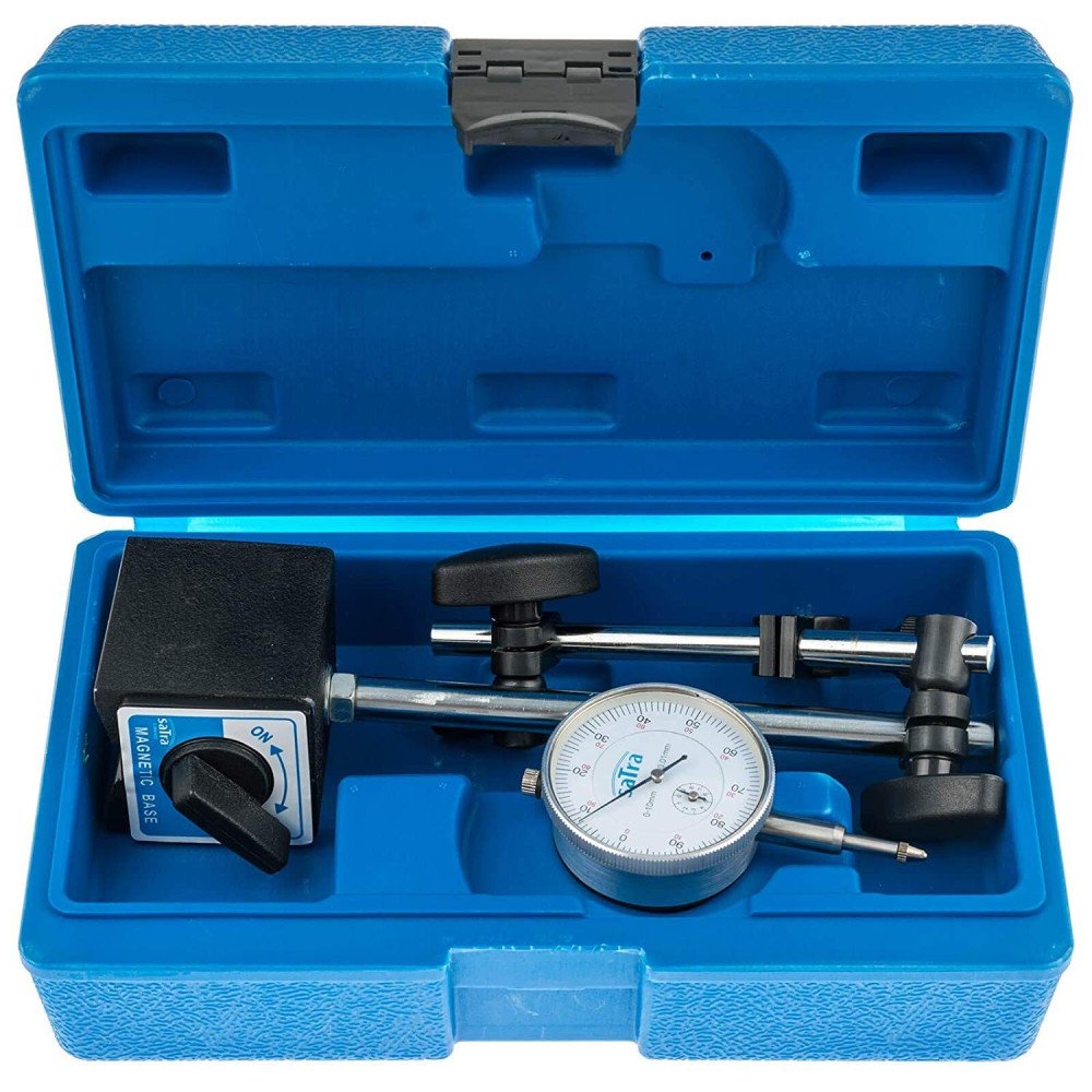 Base magnética + relógio comparador