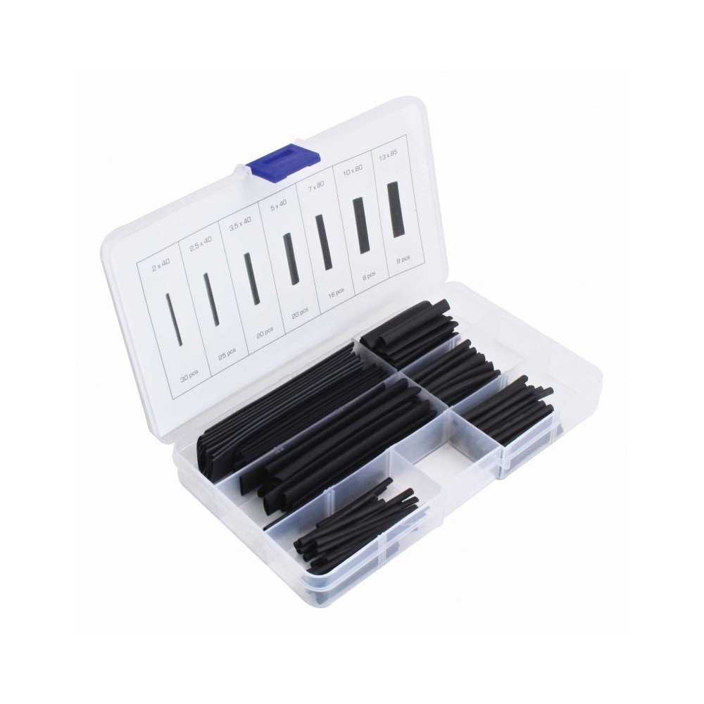 Tubo de termorretrátil variado 127 uds. Tubo de termorretrátil variado 127 uds.