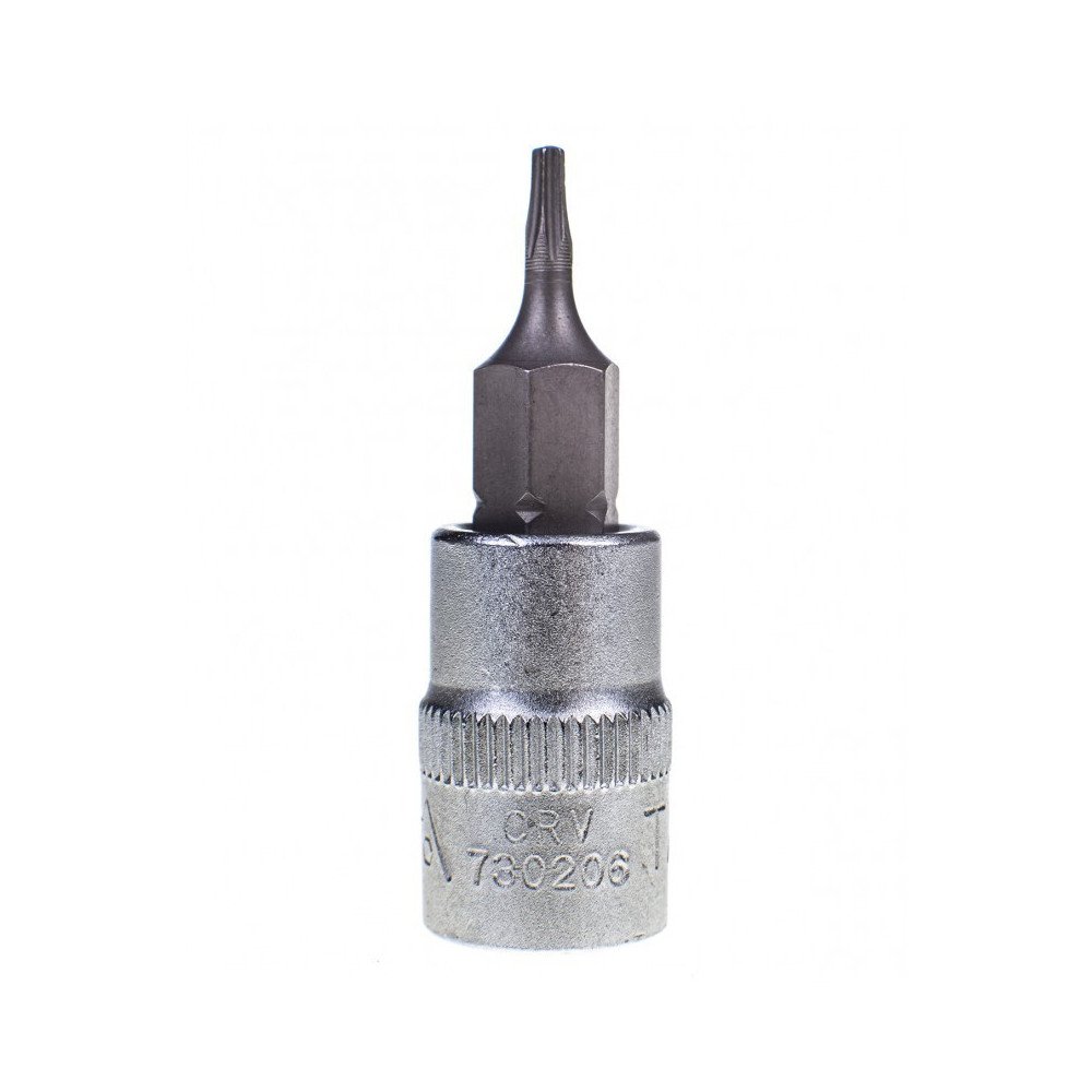 Llave de vaso 1/4 con punta Torx T6 Llave de vaso 1/4 con punta Torx T6