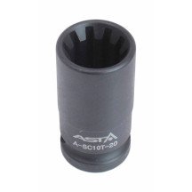 1/2 soquete, 10 pontos, 20 mm.  para pinças de freio Audi / Porsche