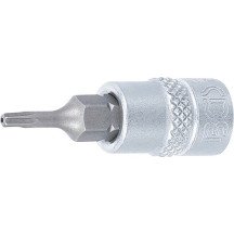 Chave de soquete de 1/4" com ponta Torx TH7 inviolável