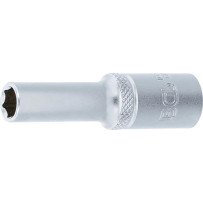 Chave soquete longa 3/8 - 6 lados 9mm.